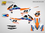 Наклейки KTM SX SXF 2016-2018 Holeshot