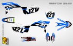 Наклейки на кроссовый мотоцикл Yamaha YZ250F 2010, 2011, 2012, 2013. Серия GYTR | MX Graphics мото-графика