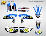 Наклейки на мотоцикл Yamaha WR 450F 2012, 2013, 2014, 2015 RockStar | MX Graphics мото-графика