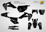 Наклейки на мотоцикл Husqvarna TE FE TX Enduro 2020, 2021, 2022 WESS Romaniacs | MX Graphics мото-графика