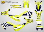 Наклейки на мотоцикл Husqvarna TE TC FE TX FS FC 2017, 2018, 2019 GreenN | MX Graphics мото-графика