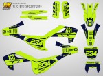 Наклейки на мотоцикл Husqvarna TE TC FE TX FS FC 2017, 2018, 2019 GREEN | MX Graphics мото-графика
