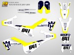 Наклейки на мотоцикл Husqvarna TE TC FE TX FS FC 2017, 2018, 2019 Y-Classic | MX Graphics мото-графика
