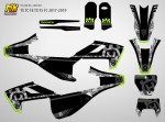Наклейки на мотоцикл Husqvarna TE FE TX 2017, 2018, 2019, TC FC FS 2017, 2018. Серия DarkCamo | MX Graphics мото-графика