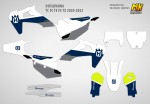 Наклейки Husqvarna TE FE TX Enduro 2020-2022 Replica-21