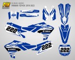 Наклейки на кроссовый мотоцикл Yamaha YZ450F 2018, 2019, 2020, 2021, 2022 YZ-Classic | MX Graphics мото-графика