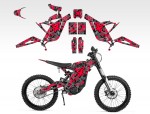 Наклейки Red X-Camo на Sur-Ron Light bee X/L1e S | MX Graphics мото-графика