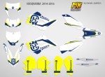 Наклейки на мотоцикл Husqvarna TE TC FC FE 125-250 250-350-450 2014, 2015, 2016. Серия Classic | MX Graphics мото-графика