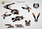 Наклейки на кроссовый мотоцикл KTM SX 85 2013, 2014, 2015, 2016, 2017. Серия SKULLS | MX Graphics мото-графика
