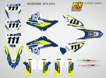 Наклейки на мотоцикл Husqvarna TE TC FC FE 125-250 250-350-450 2014, 2015, 2016. Серия BNel2 | MX Graphics мото-графика