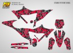 Наклейки на Stark Varg. Серия Red X-Camo | MX Graphics мото-графика