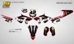 Наклейки на мотоцикл Beta RR 2020, 2021, 2022 RockStar | MX Graphics мото-графика