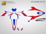 Наклейки на мотоцикл Beta XTrainer 2020, 2021, 2022. Серия OEM Red | MX Graphics мото-графика