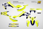 Наклейки на эндуро и кроссовые мотоциклы Husqvarna TE FE TX 2020, 2021, 2022, 2023 TC FC 2019, 2020, 2021, 2022. Серия GreenN | MX Graphics мото-графика