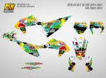 Наклейки KTM SX-SXF 2019-2022 EXC 2020-2023 Graffiti