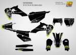 Наклейки на мотоцикл Husqvarna TE FE TX 2020, 2021, 2022, 2023 TC FC 2019, 2020, 2021, 2022 Dark CAMO | MX Graphics мото-графика