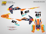 Наклейки KTM SX SXF 2016-2018 FACTORY EDITION-23