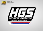 Наклейка HGS на глушитель мотоцикла | MX Graphics мото-графика