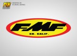 Наклейка FMF на глушитель мотоцикла | MX Graphics мото-графика
