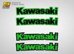 Наклейки на переднее крыло мотоцикла KAWASAKI | MX Graphics мото-графика