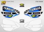 Наклейки YAMAHA на защиту рук Cycra Pro Bend | MX Graphics мото-графика