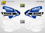 Наклейки Classic YAMAHA на защиту рук Cycra Pro Bend | MX Graphics мото-графика