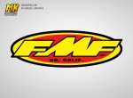 Наклейка FMF-2 на глушитель мотоцикла | MX Graphics мото-графика