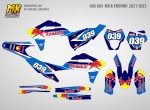 Наклейки GasGas EC EX MC 2021-2023 Red Bull