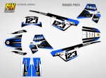 Наклейки на кроссовый мотоцикл Yamaha PW50 DARK | MX Graphics мото-графика