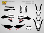 Наклейки на мотоцикл Yamaha WR 250X 250R 2008, 2009, 2010, 2011, 2012, 2013, 2014, 2015. Серия BlackW | MX Graphics мото-графика
