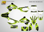 Наклейки на мотоцикл Suzuki DRZ 400 (S, SM, E). Серия Alpenstars | MX Graphics мото-графика
