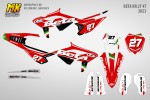 Наклейки на мотоцикл Beta RR 2023. Серия Italian brush | MX Graphics мото-графика