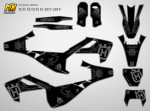 Наклейки на мотоцикл Husqvarna TE TC FE TX FS FC 2017, 2018, 2019. Серия WESS Romaniacs | MX Graphics мото-графика