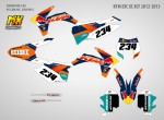 Наклейки KTM EXC XC XCF 2012-2013 Dungey-11