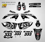 Наклейки Honda CRF 450X 2005-2013 Dark Gray