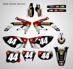 Наклейки для мотоцикла Honda CRF 450X 2005, 2006, 2007, 2008, 2009, 2010, 2011, 2012, 2013, 2014, 2015, 2016, 2017, 2018 RockStar | MX Graphics мото-графика