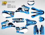 Наклейки Yamaha WR-450F 2007-2011 WR-250F 2007-2013 Blue WRF